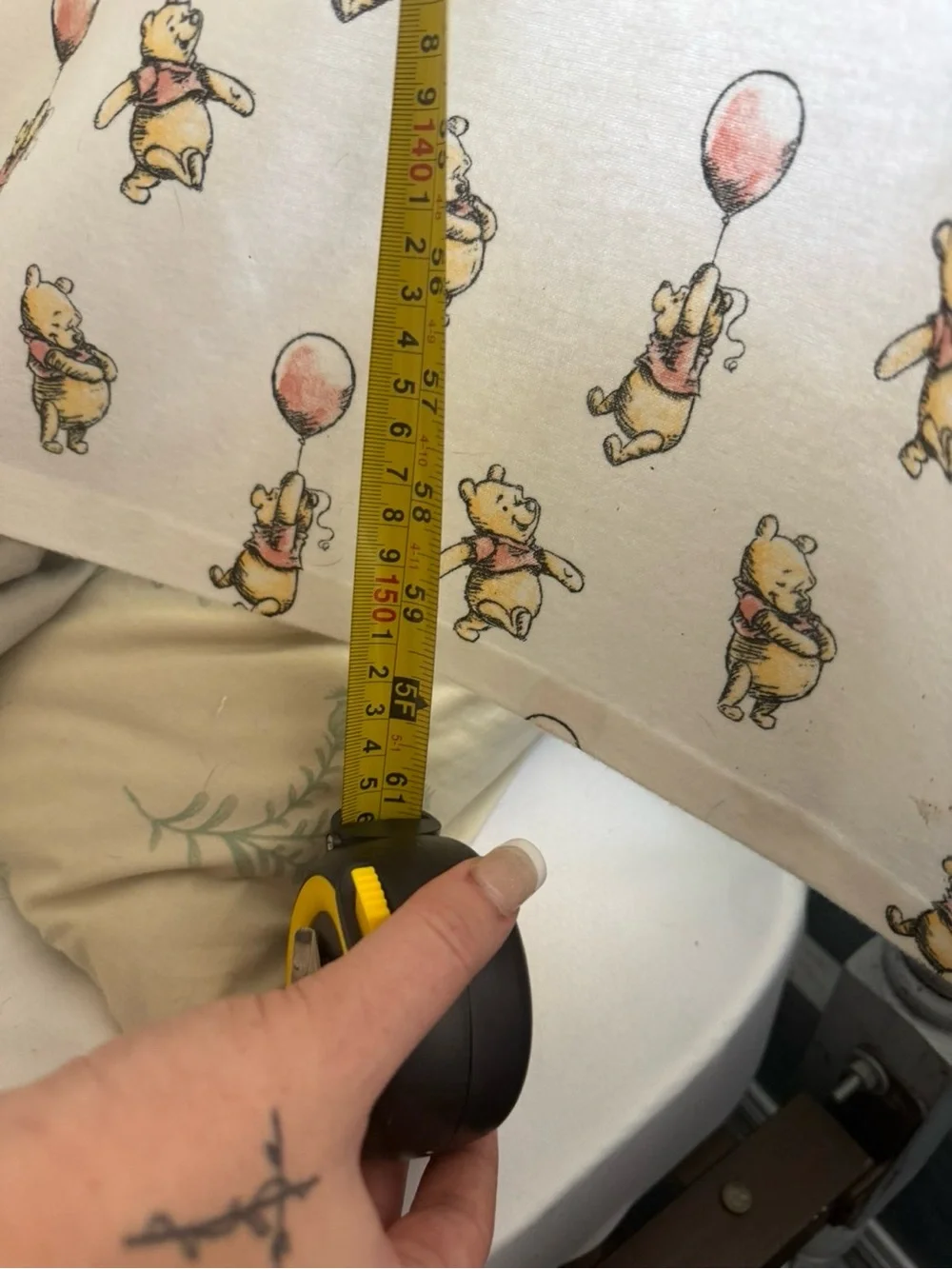 Handmade Winnie the Pooh curtains